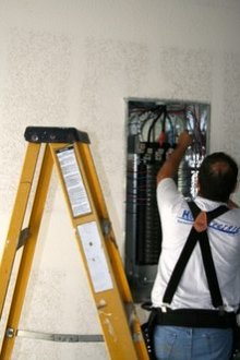 Electricians and electrical contractors perform installation and maintenance work.